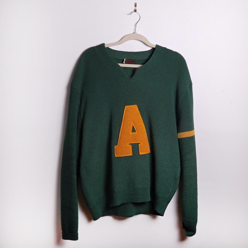 Vintage A varsity sweater